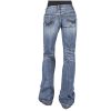 Stetson Women's 214 Decorative Trousers Blue 12 32 Stetson ‎womens Pants
