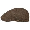 ‎mens Hats & Caps Stetson Stetson Texas Wool Herringbone Cap Men - Brown-black