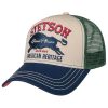 Stetson Hats & Caps ‎mens Stetson Racing Team Trucker Cap Men - Green