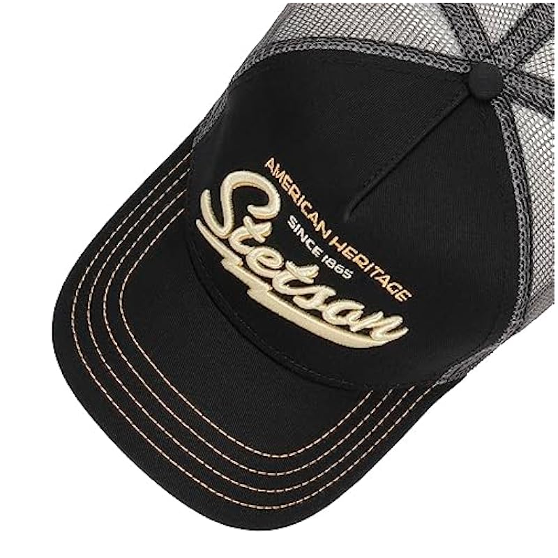 ‎unisex-ch Hats & Caps Stetson Stetson Since 1865 Trucker Cap Men Black 6 3/4