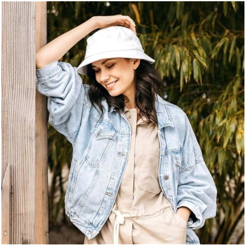 ‎mens Accessories Stetson Stetson Twill Bucket Hat with UV Protection Women/Men - Green