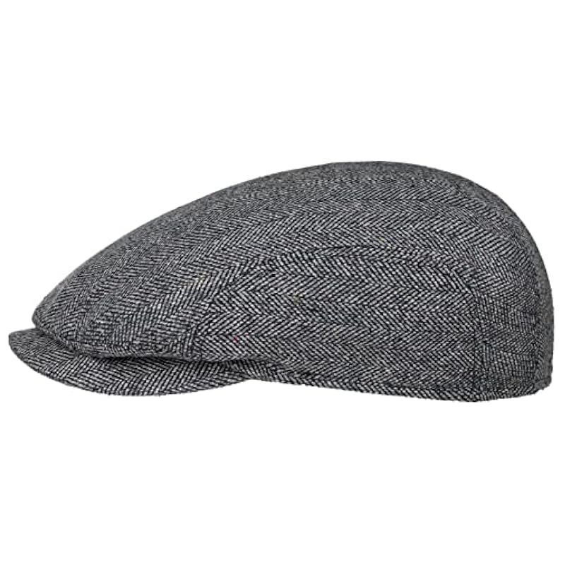 Stetson Stetson Herringbone Silk Driver Flat Cap Women/Men - Made in The EU Blue ‎womens Hats & Caps