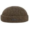 Stetson Hats & Caps ‎mens Stetson Lavoy Herringbone Wool Docker Hat Men - Made in The EU Brown