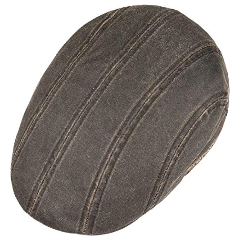 Stetson Hats & Caps ‎unisex-ad Stetson Madison Old Cotton Flat Cap Women/Men Brown 7 1/2-7 5/8