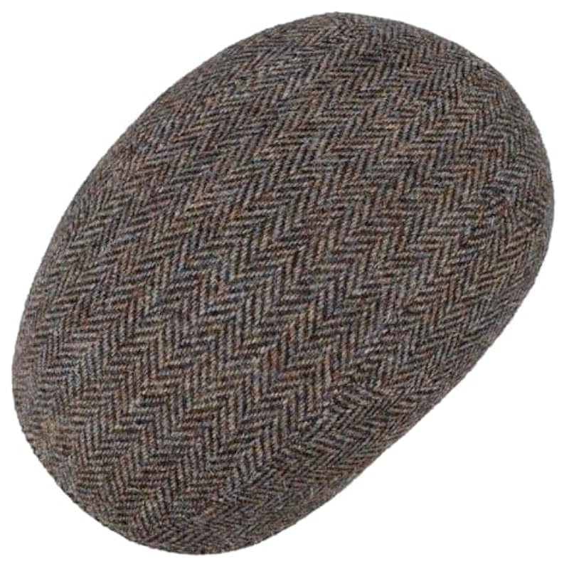 ‎mens Hats & Caps Stetson Stetson Harris Tweed Ivy Cap Men - Made in The EU Anthracite