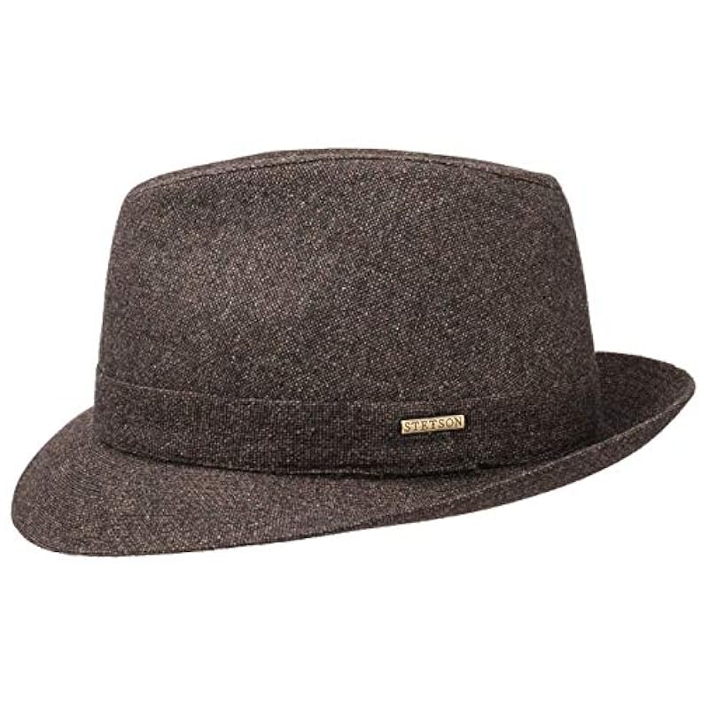 Stetson Wool Mélange Hat Men Brown-Mottled 7 3/4-7 7/8 ‎mens Hats & Caps Stetson
