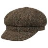 Stetson Classic Tweed Newsboy Cap Women/Men - Brown Stetson ‎womens Hats & Caps