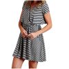 Stetson Western Dress Womens S/S Wrap Front S Blue 11-057-0514-0518 BU Stetson ‎womens Dresses