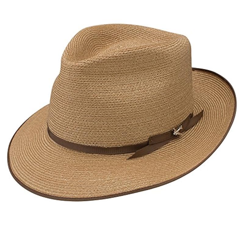‎mens Hats & Caps Stetson Stetson Men's Andover Florenine Milan Straw Hat Sand