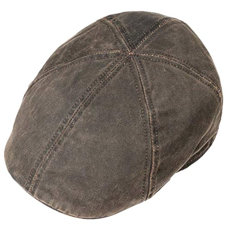 Stetson Men's Weathered Cotton Duck Ivy Cap (Brown, L) ‎mens Hats & Caps Stetson