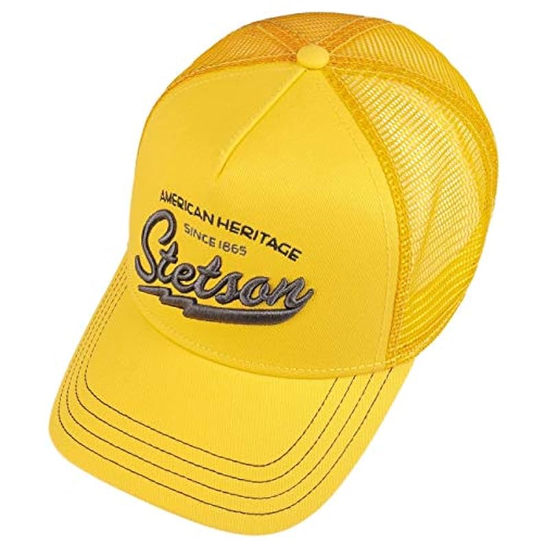 Stetson American Heritage Trucker Cap Women/Men | Yellow ‎mens Hats & Caps Stetson