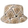 Stetson Navajo Bucket Jersey Cloth Hat Women - Made in The EU Cream White Stetson ‎womens Accessories