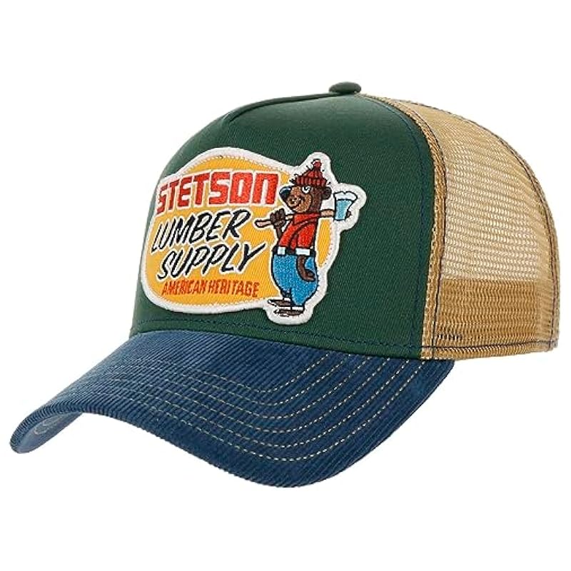 Stetson Lumber Supply Trucker Cap Men - Green ‎mens Hats & Caps Stetson