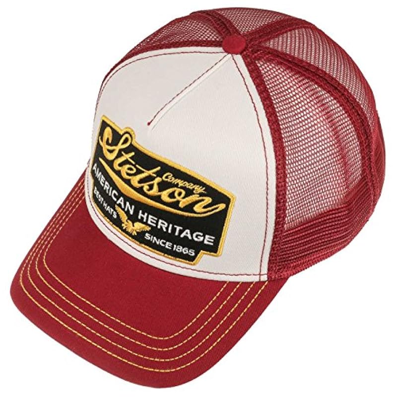 ‎mens Hats & Caps Stetson Stetson American Heritage Trucker Cap Women/Men | Bordeaux