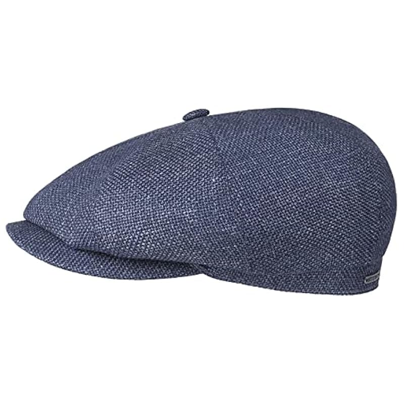 Stetson Hatteras Ellington Flat Cap Women/Men - Made in The EU Blue-mottled Stetson ‎mens Hats & Caps