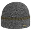 Stetson Hats & Caps ‎mens Stetson Donegal Wool Beanie with Cuff Men - Made in Italy Grey