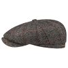 Stetson Hats & Caps ‎womens Stetson Hatteras Gallanger Wool Flat Cap Women/Men - Made in The EU Beige-black