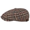 Stetson Stetson Hatteras Hoback Virgin Wool Flat Cap Men - Made in The EU Beige ‎mens Hats & Caps