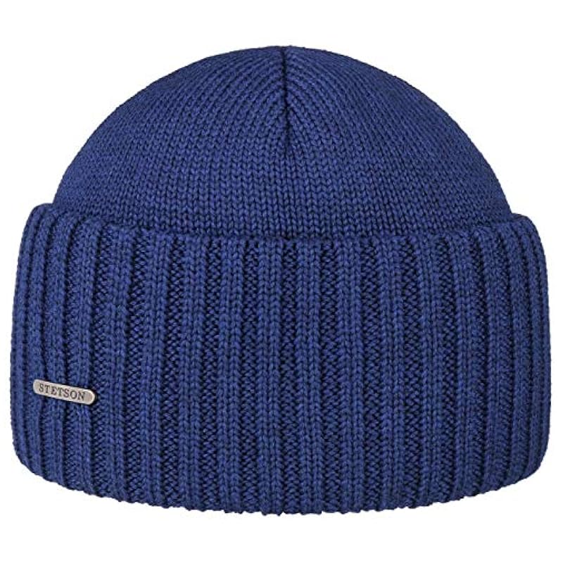 Stetson Northport Knit Hat Women/Men | Made in Italy Blue ‎unisex-ad Hats & Caps Stetson