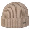 Stetson Parkman Knit Hat Women/Men | Made in Italy Beige-mott ‎unisex-ad Hats & Caps Stetson