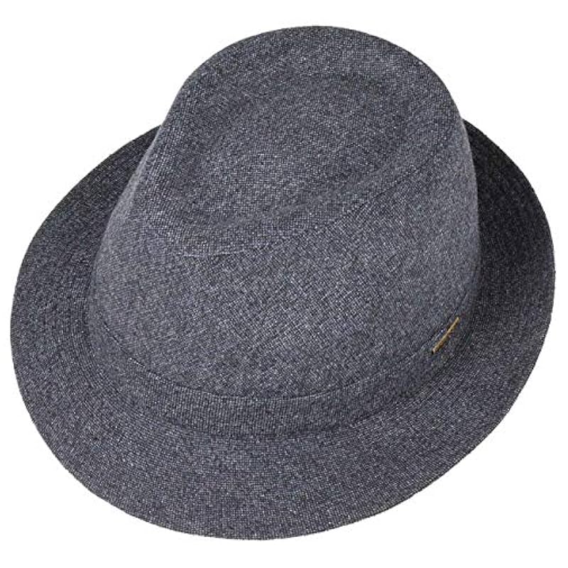 ‎mens Hats & Caps Stetson Stetson Wool Mélange Hat Men Navy-Mottled 7 1/2-7 5/8