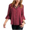Stetson Western Shirt Womens L/S Button L Wine 11-050-0590-7029 WI Stetson ‎womens Tops, Tees & Blouses