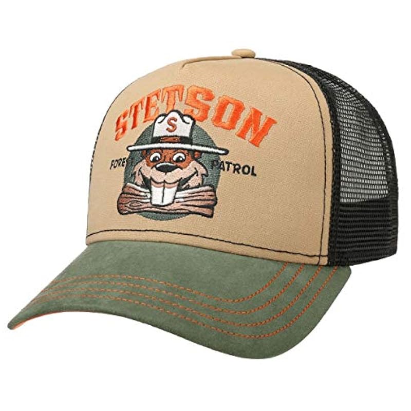 Stetson Forest Patrol Trucker Cap Men - Black ‎mens Novelty Stetson