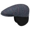 Stetson Kent Wool Ivy Cap with Earflaps Men | Made in The EU Navy Stetson ‎mens Hats & Caps