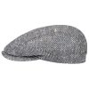 Stetson Hats & Caps ‎mens Stetson Plainfield Silk Wool Flat Cap Men - Made in Germany Brown-blue
