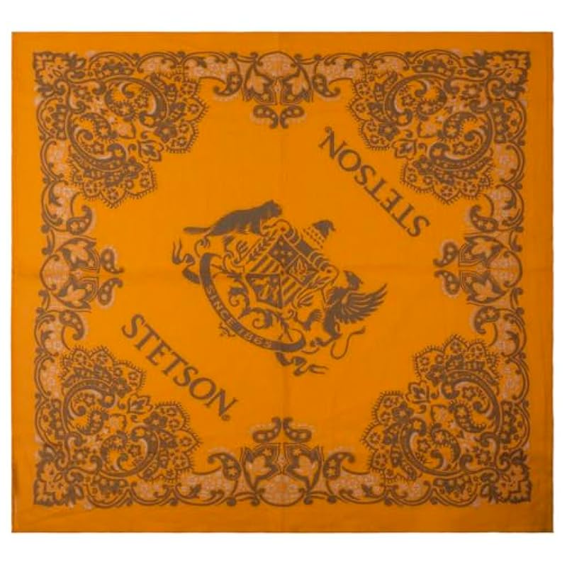 Stetson Paisley Bandana Women/Men - Yellow ‎womens Novelty Stetson