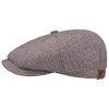 Stetson Hatteras Frame Silk Cap Women/Men - Made in The EU Brown-mott Stetson ‎mens Hats & Caps