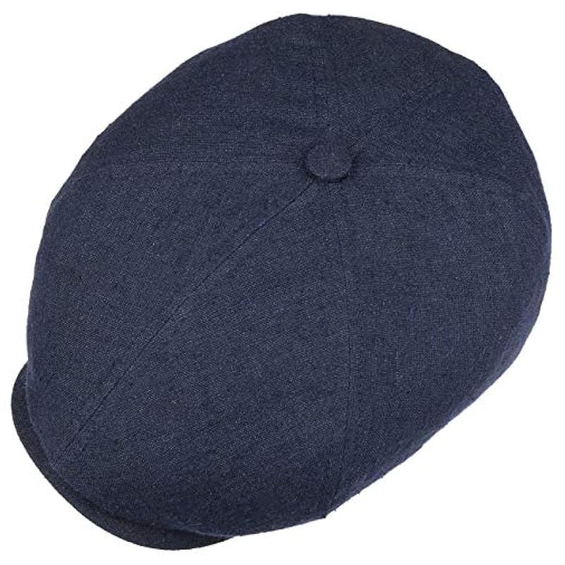 Stetson Kirrin 6 Panel Flat Cap Men navy 7 7/8 ‎mens Hats & Caps Stetson