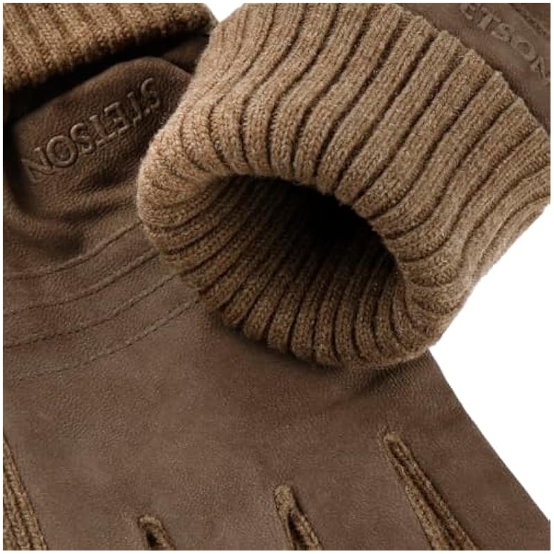 ‎mens Gloves & Mittens Stetson Stetson Bodalen Nubuck Leather Gloves Men - Brown
