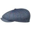 Stetson Hatteras Pascoli Flat Cap Men - Made in The EU Blue ‎mens Hats & Caps Stetson