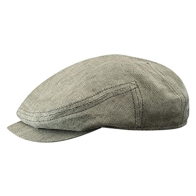 ‎mens Hats & Caps Stetson Stetson Men's Horn Linen Cap,Beige,XL