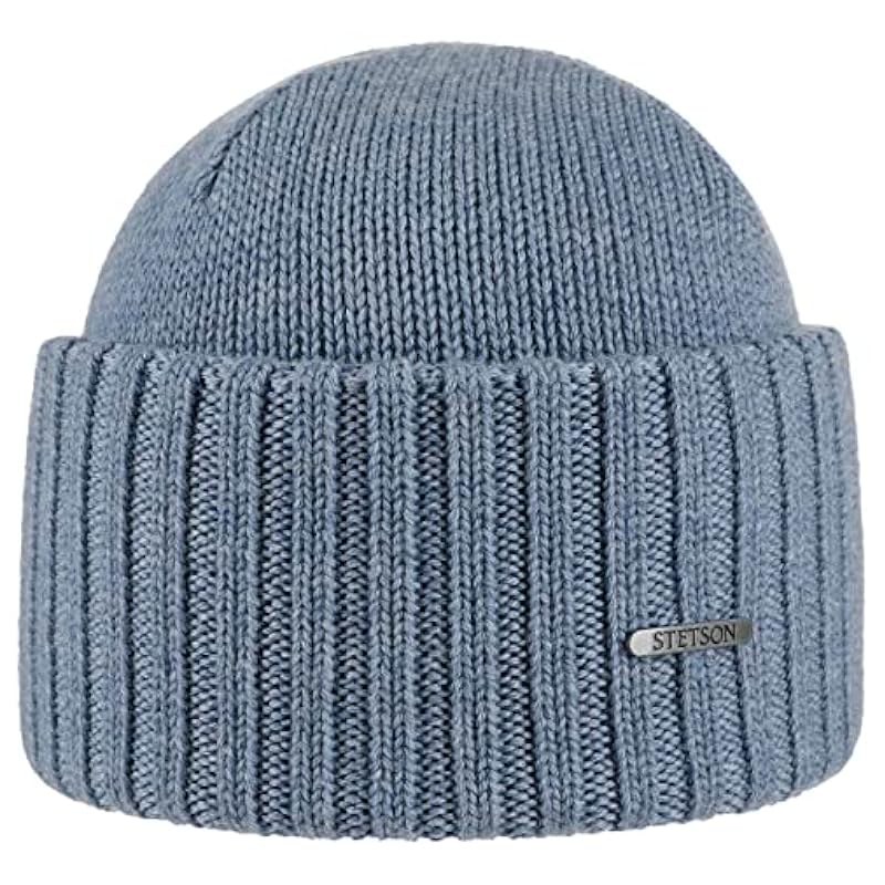 Stetson Stetson Northport Knit Hat Women/Men | Made in Italy Light Blue ‎unisex-ad Hats & Caps