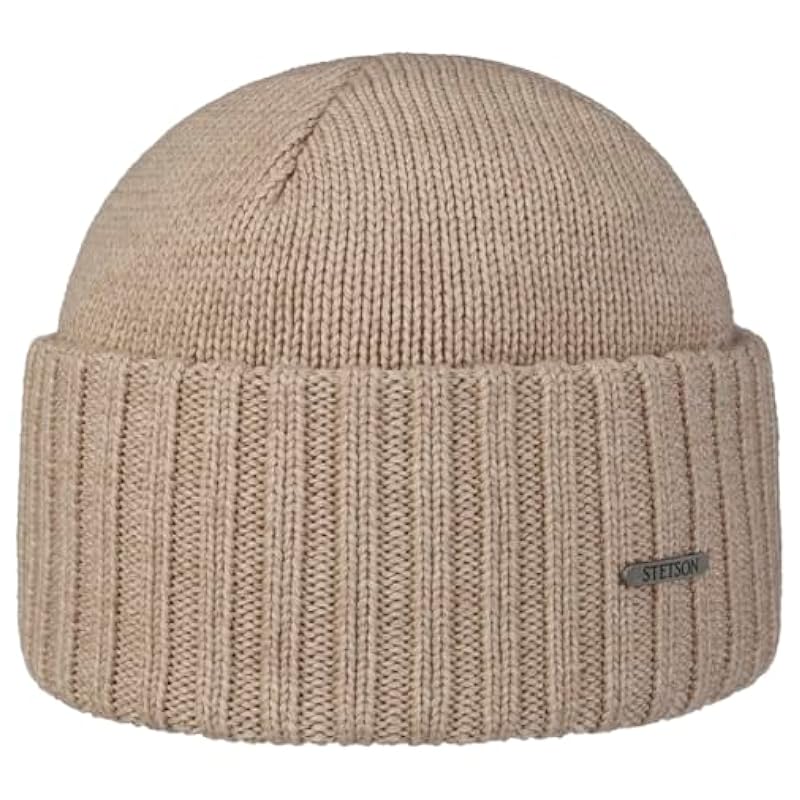 ‎unisex-ad Hats & Caps Stetson Stetson Northport Knit Hat Women/Men | Made in Italy Beige-mott
