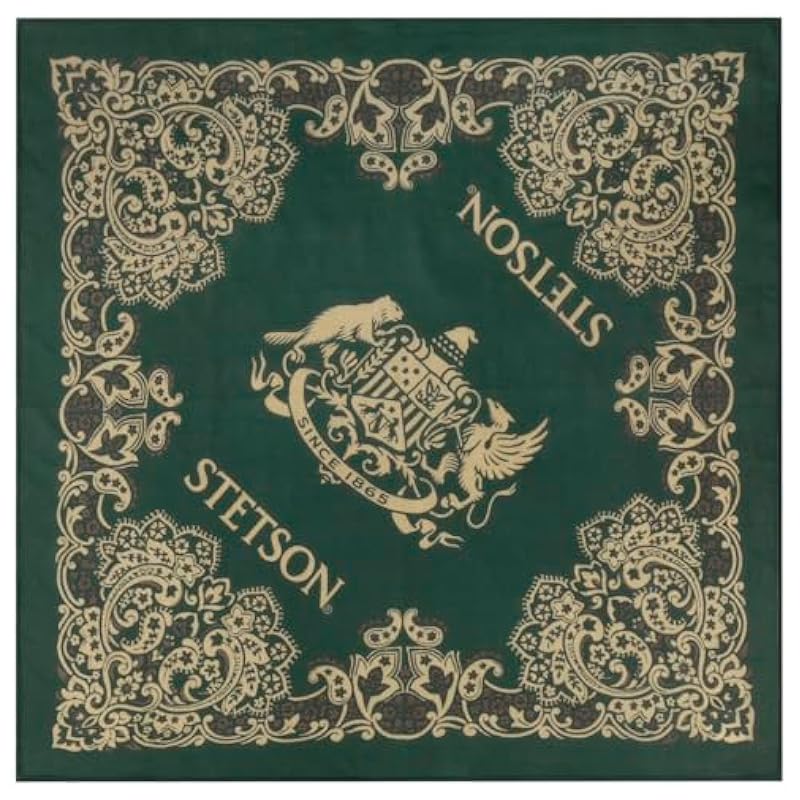 Stetson Paisley Bandana Women/Men - Dark Green ‎womens Novelty Stetson