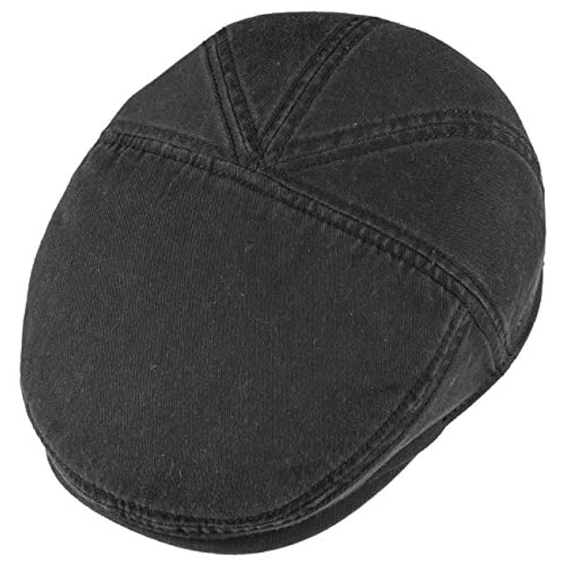 Stetson Paradise Cotton Flat Cap Men | Black ‎mens Hats & Caps Stetson