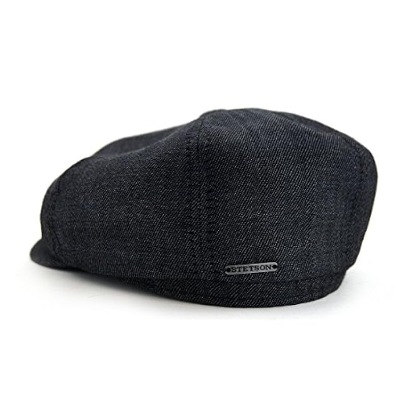 Stetson Men's 6-Panel Cap Wool Linen (Black, 59) ‎mens Hats & Caps Stetson