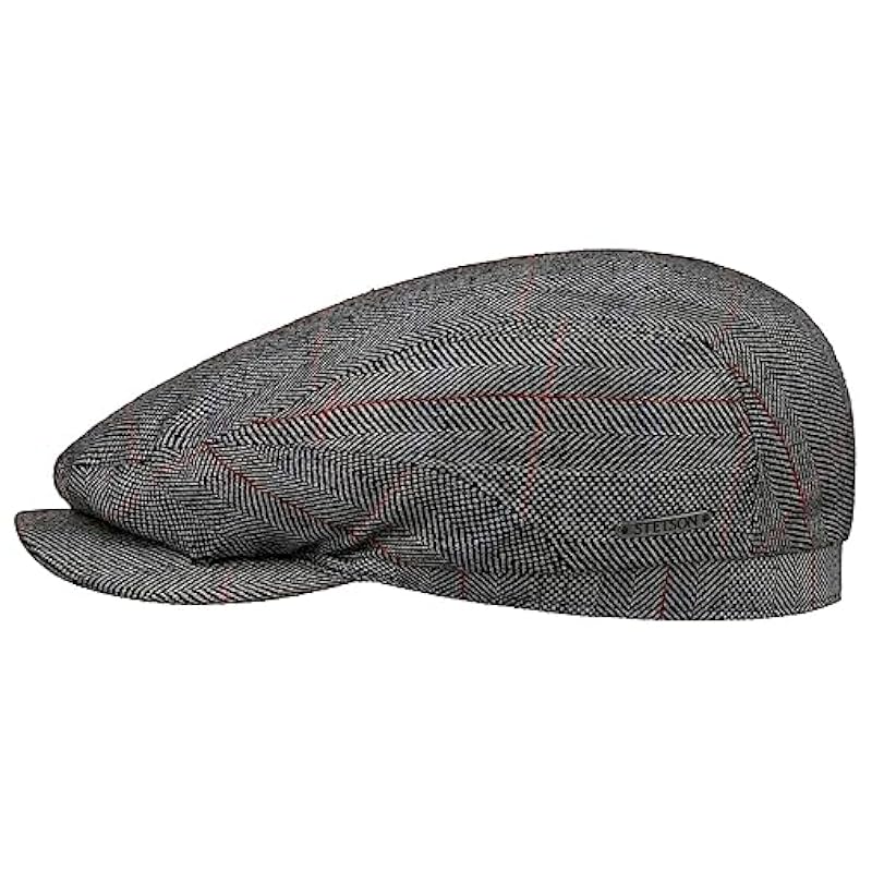 Stetson Pascoli Driver Flat Cap Men - Made in The EU Anthracite Stetson ‎mens Hats & Caps