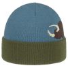 Stetson Buffalo Beanie Hat Men - Light Blue ‎mens Hats & Caps Stetson