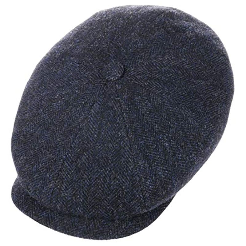 Stetson Hatteras Classic Wool Flat Cap Men - Black-blue ‎mens Hats & Caps Stetson