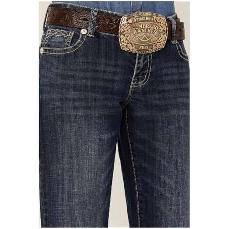 Stetson Women's 214 Trouser Flare Jeans Blue 6 LNG ‎womens Jeans Stetson