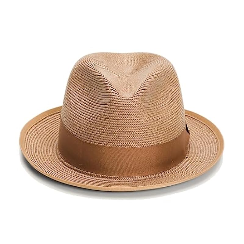 Stetson Hats & Caps Stetson Latte Milan Fedora Cognac Hat (TSLATTB152001) Cognac