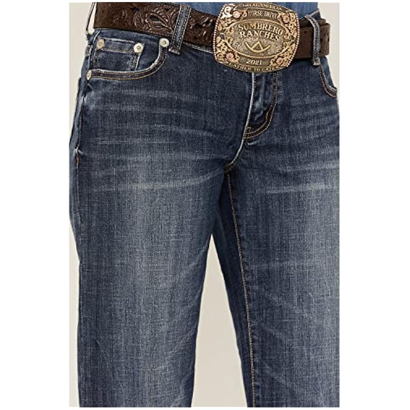 Stetson Pants ‎womens Stetson Women's 214 Decorative Trousers Blue 6 32