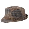 Stetson Teton Patchwork Wool Hat Men Brown 6 7/8 Stetson ‎mens Hats & Caps