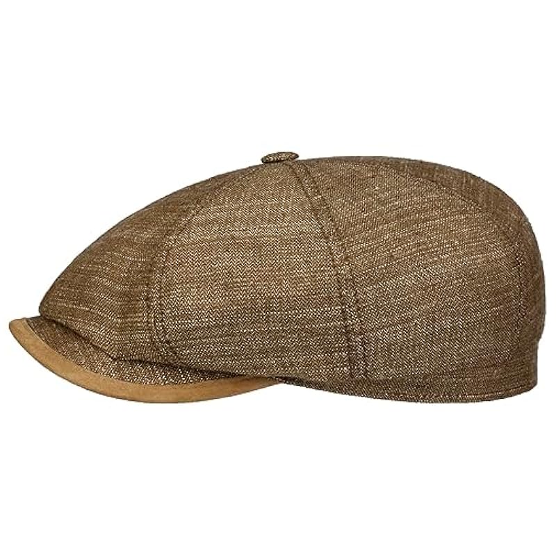 Stetson Hats & Caps ‎mens Stetson Hatteras Yelvington Flat Cap Men - Made in Germany Brown
