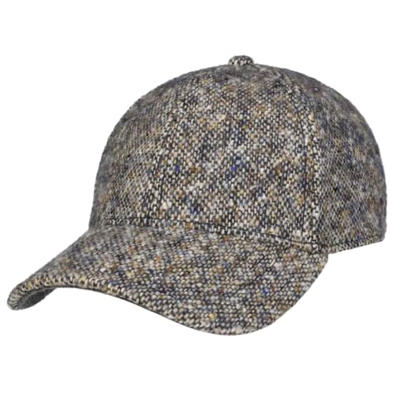 Stetson Classic Donegal Tweed Cap Women/Men - Blue Stetson Hats & Caps