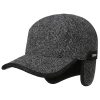 Stetson Daysville Wool Cap with Ear Flaps Men - Made in The EU Anthracite Stetson ‎mens Hats & Caps